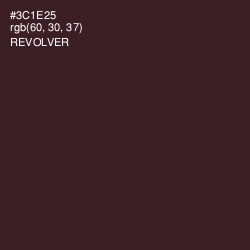#3C1E25 - Revolver Color Image