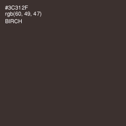#3C312F - Birch Color Image