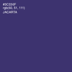 #3C336F - Jacarta Color Image
