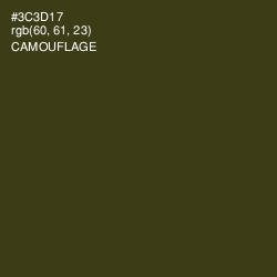 #3C3D17 - Camouflage Color Image