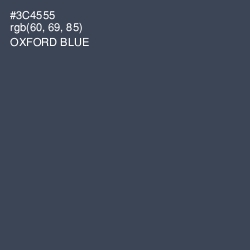 #3C4555 - Oxford Blue Color Image