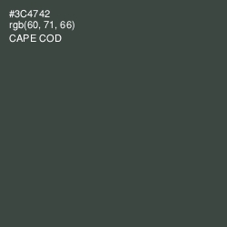 #3C4742 - Cape Cod Color Image