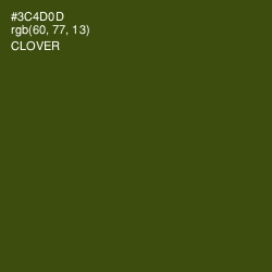 #3C4D0D - Clover Color Image