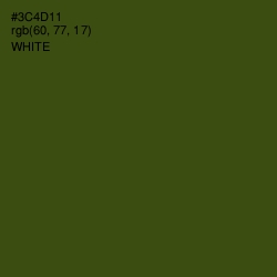 #3C4D11 - Clover Color Image