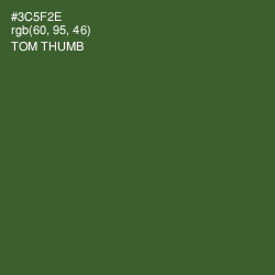 #3C5F2E - Tom Thumb Color Image