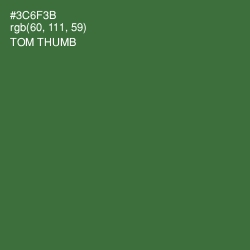 #3C6F3B - Tom Thumb Color Image