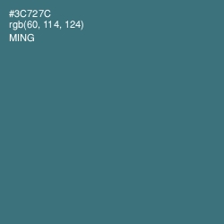 #3C727C - Ming Color Image