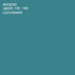 #3C828C - Lochinvar Color Image