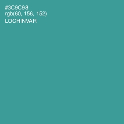#3C9C98 - Lochinvar Color Image