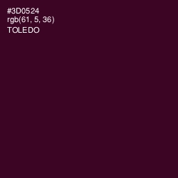 #3D0524 - Toledo Color Image