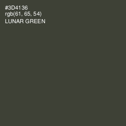#3D4136 - Lunar Green Color Image