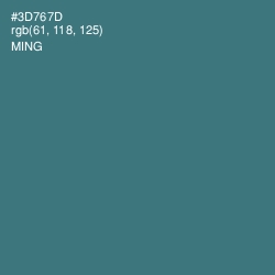 #3D767D - Ming Color Image