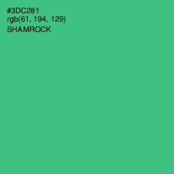 #3DC281 - Shamrock Color Image