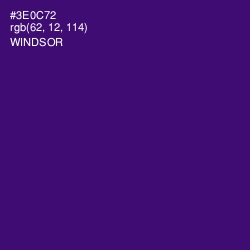 #3E0C72 - Windsor Color Image