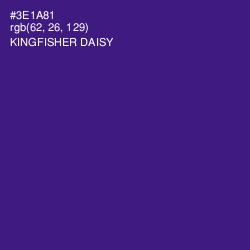 #3E1A81 - Kingfisher Daisy Color Image