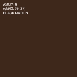 #3E271B - Black Marlin Color Image