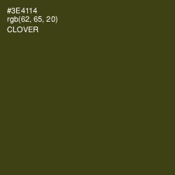 #3E4114 - Clover Color Image