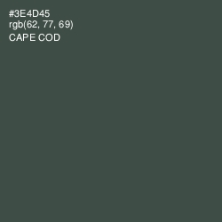 #3E4D45 - Cape Cod Color Image