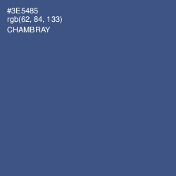 #3E5485 - Chambray Color Image