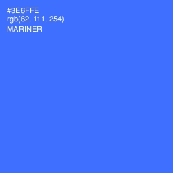 #3E6FFE - Mariner Color Image