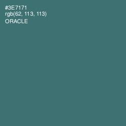 #3E7171 - Oracle Color Image