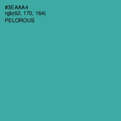 #3EAAA4 - Pelorous Color Image