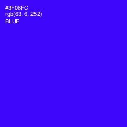 #3F06FC - Blue Color Image