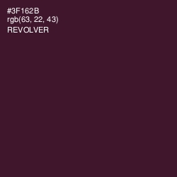 #3F162B - Revolver Color Image
