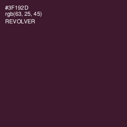 #3F192D - Revolver Color Image