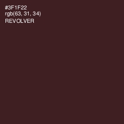 #3F1F22 - Revolver Color Image