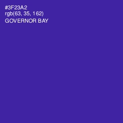 #3F23A2 - Governor Bay Color Image