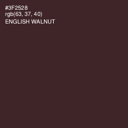 #3F2528 - English Walnut Color Image