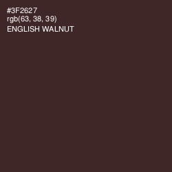 #3F2627 - English Walnut Color Image
