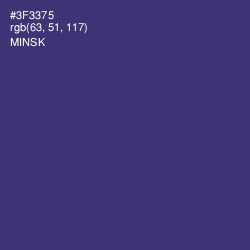 #3F3375 - Minsk Color Image