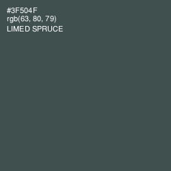 #3F504F - Limed Spruce Color Image