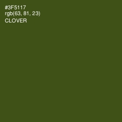 #3F5117 - Clover Color Image