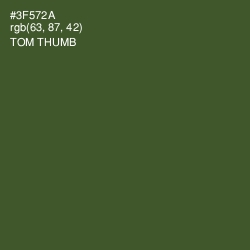 #3F572A - Tom Thumb Color Image