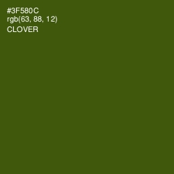 #3F580C - Clover Color Image