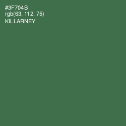 #3F704B - Killarney Color Image