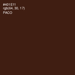 #401E11 - Paco Color Image