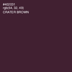 #402031 - Crater Brown Color Image