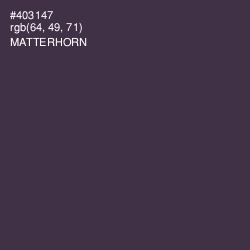#403147 - Matterhorn Color Image