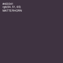 #403341 - Matterhorn Color Image