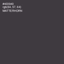 #403940 - Matterhorn Color Image