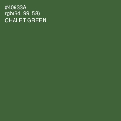 #40633A - Chalet Green Color Image