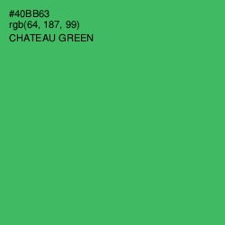 #40BB63 - Chateau Green Color Image