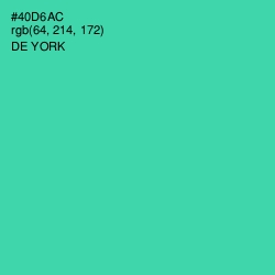 #40D6AC - De York Color Image
