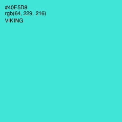 #40E5D8 - Viking Color Image