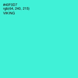 #40F0D7 - Viking Color Image