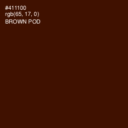 #411100 - Brown Pod Color Image